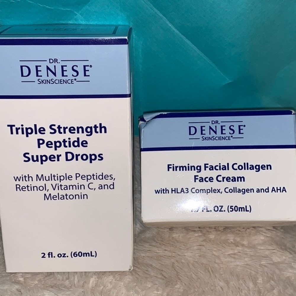 Dr Denese Firming Face Cream & Peptide Super Drops